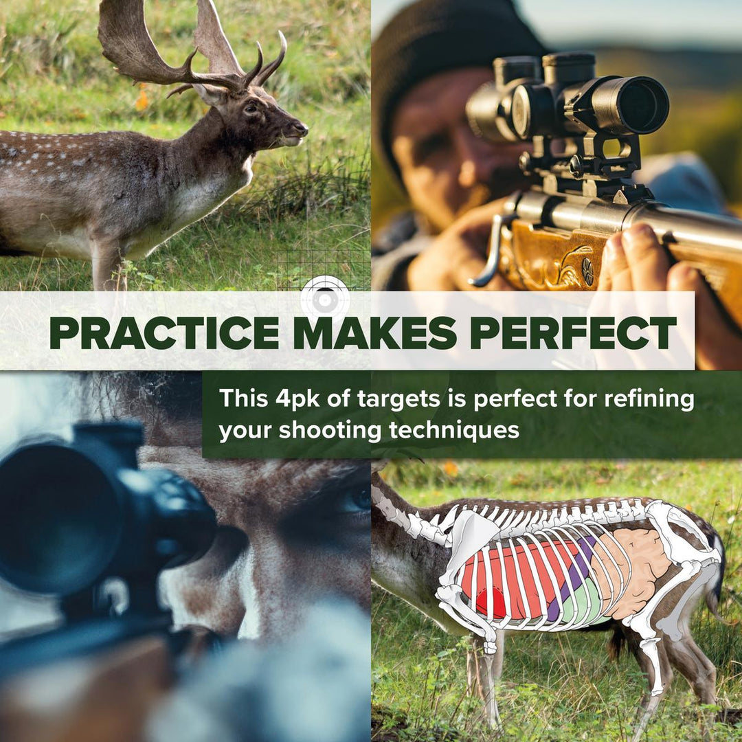 BushWear Fallow Double Sided Deer Target (4pk)