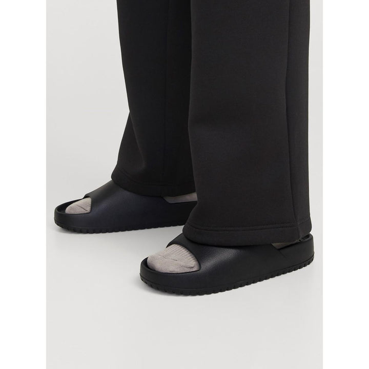 Jack & Jones Ripple Moulded Slider Anthracite