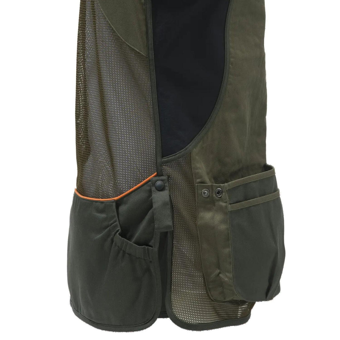 Beretta DT11 COTTON SLIDE VEST Dark Olive & Forest Night – view 4
