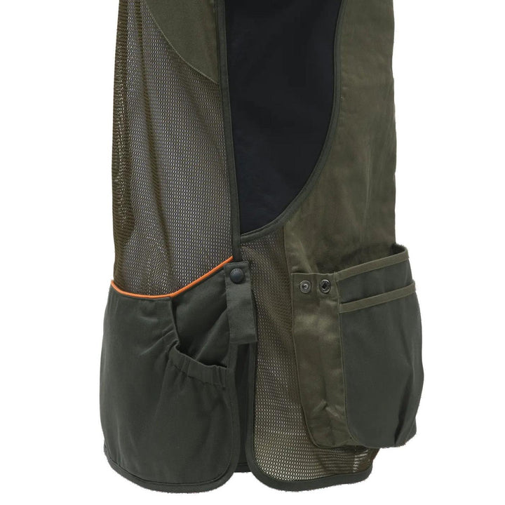 Beretta DT11 COTTON SLIDE VEST Dark Olive & Forest Night – view 4