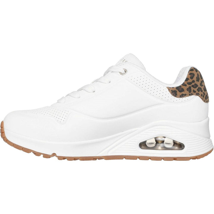 Skechers UNO - Jungle Nite Trainer White/Leopard
