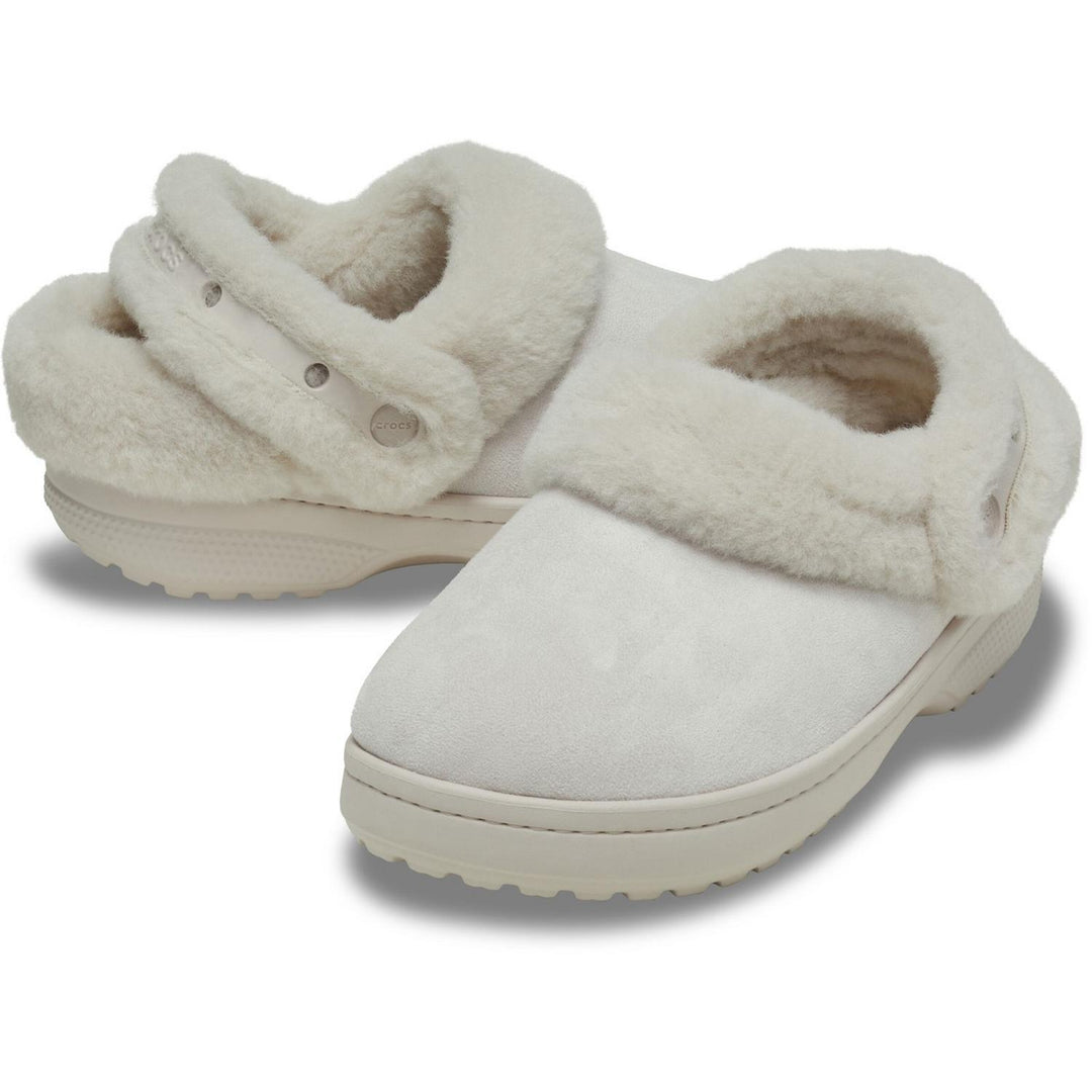 Unfurgettable Vegan Suede Clog Cocoa Cream