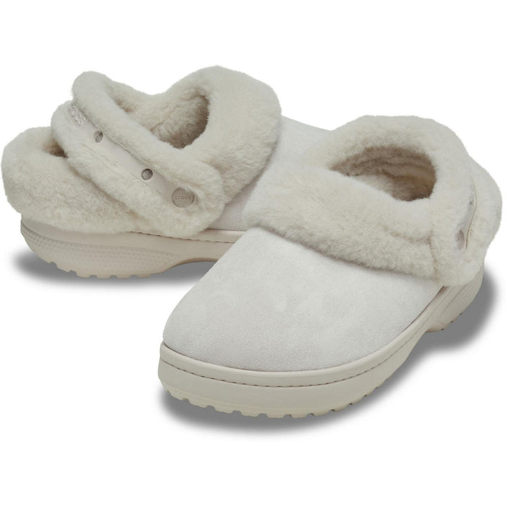 Unfurgettable Vegan Suede Clog Cocoa Cream