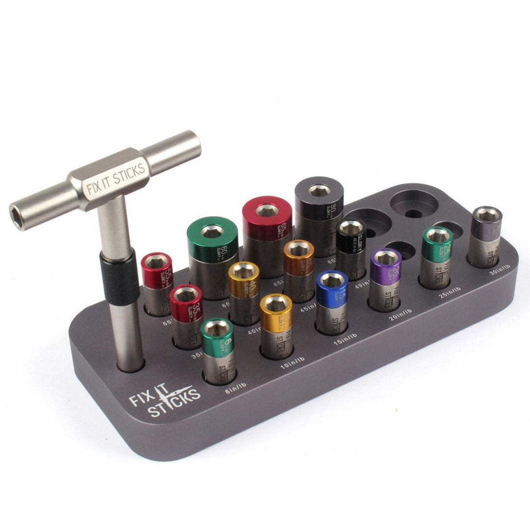 Fix It Sticks Bench Kit with 14 Torque Limiters and T-Handle