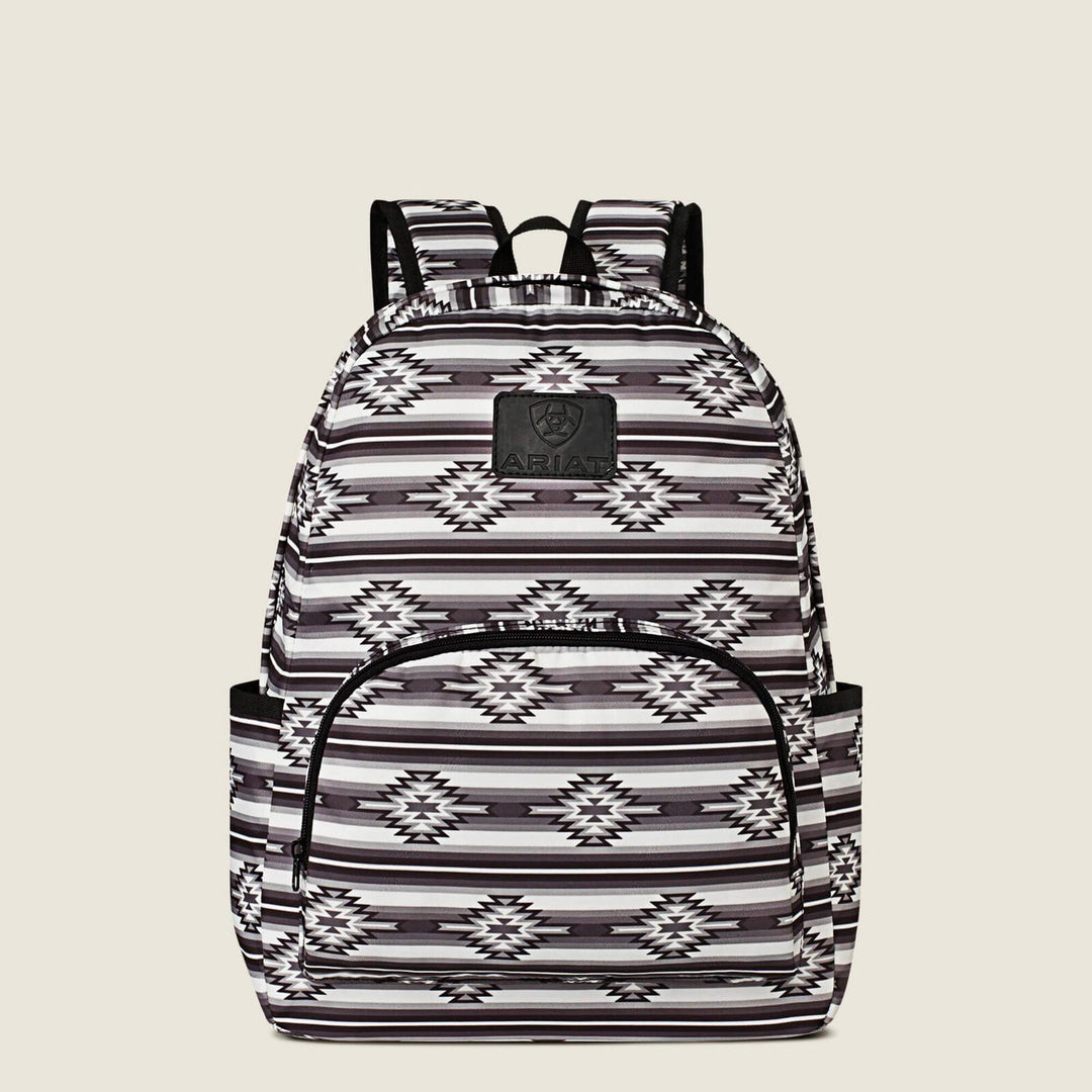 Ariat M F Sw Diamond Stripe Print Backpack Gry