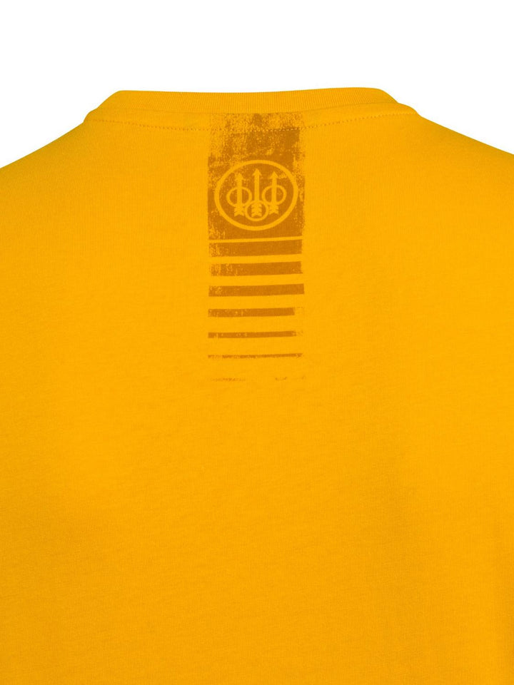 Beretta Fir T-Shirt Saffron Yellow | Men's Cotton Tee – view 5