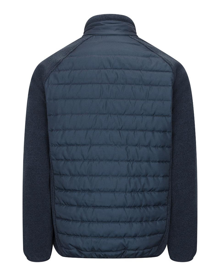 Hoggs of Fife Melville Hybrid Jacket - Midnight Navy Marl – view 2