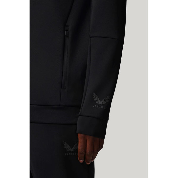Castore FLEX FULL ZIP HOODIE CASTORE BLACK/CASTORE GUNMETAL – view 8