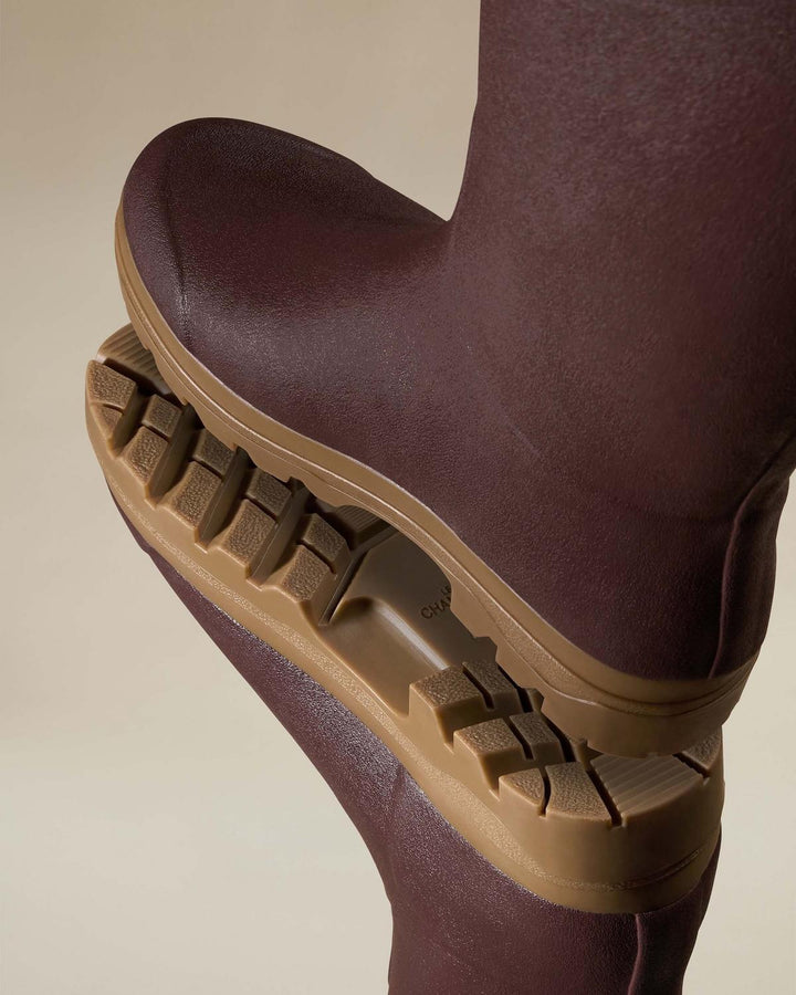 Le Chameau Women's Saint-Hubert Leather Lined Wellington Boot