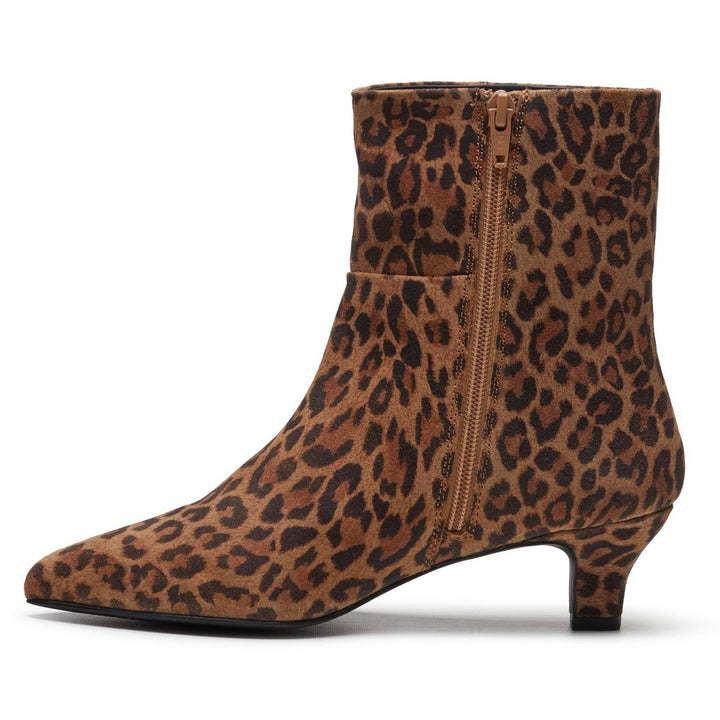 Nahla kitten heel boot Leopard