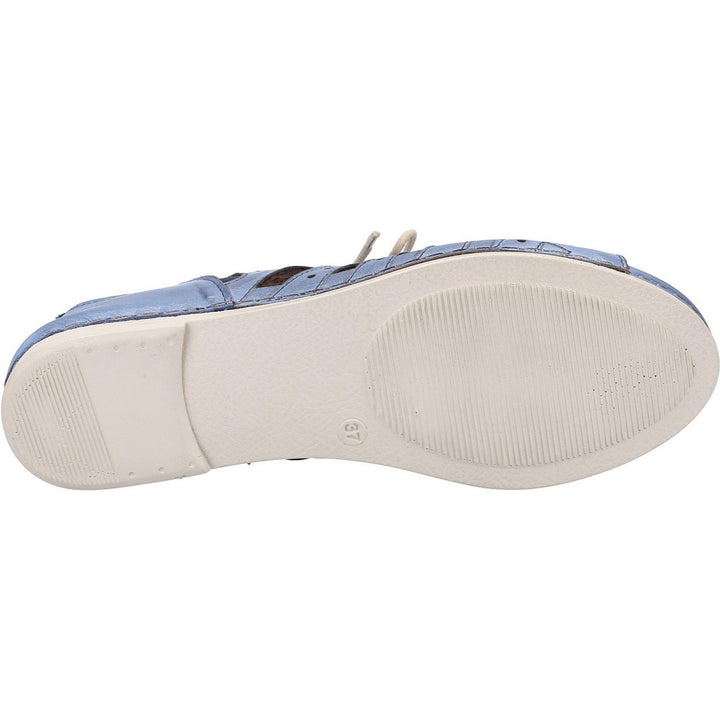 Riva Newport Leather Elasticated Summer Shoes