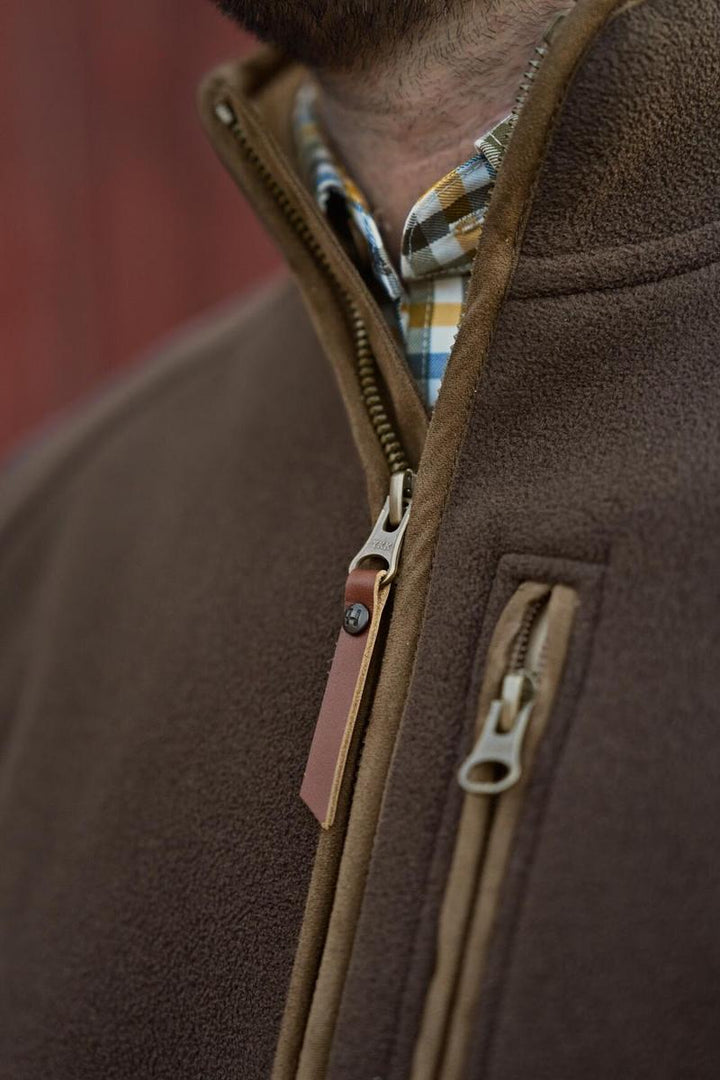 Harkila Sandhem sherpa fleece jacket Demitasse – view 7