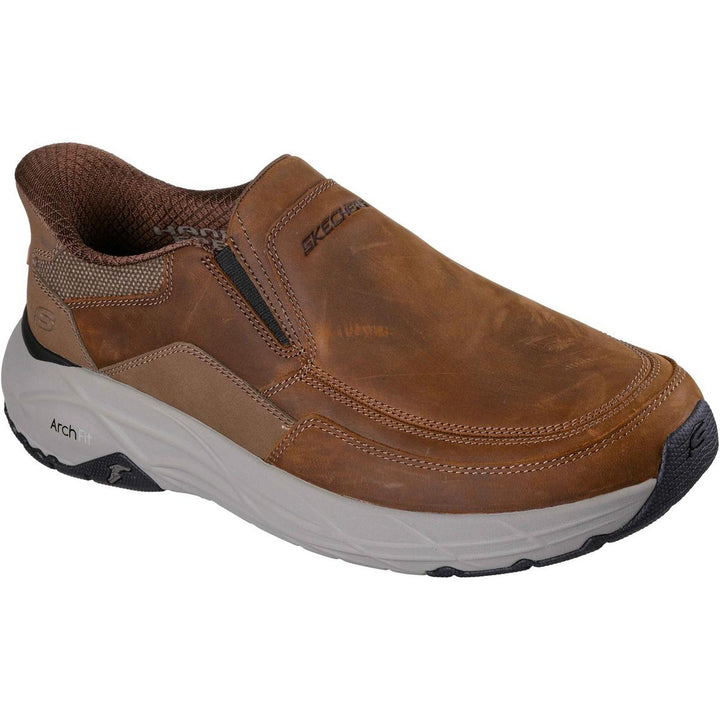 Skechers Arch Fit Maverick Shoes Charcoal/Dark