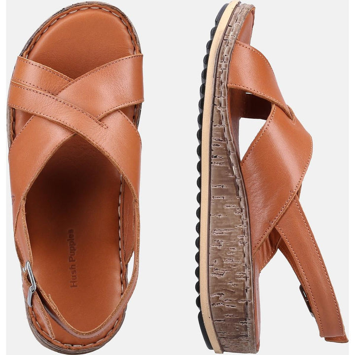 Hush Puppies Elena Cross Over Wedge Sandal – view 6