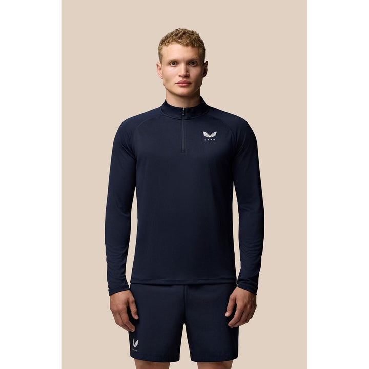 Castore Adapt Training 1/4 Zip Top Midnight Navy/White