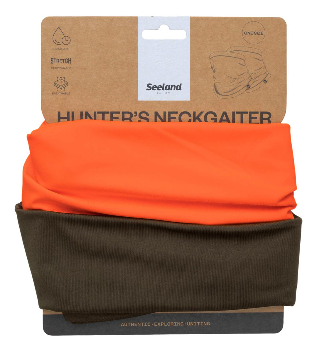 Spur Neckgaiter 2Pack Pine Green/Orange Blaze