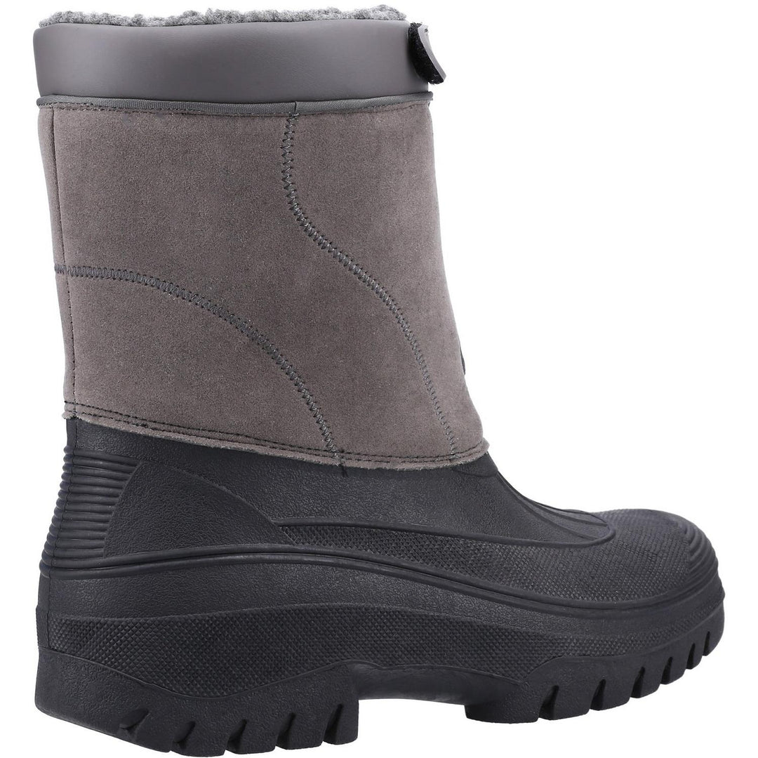 Cotswold Venture Waterproof Winter Boot Grey - rubber galosh, Hard wearing outsole providing excellent durability and traction – view 3