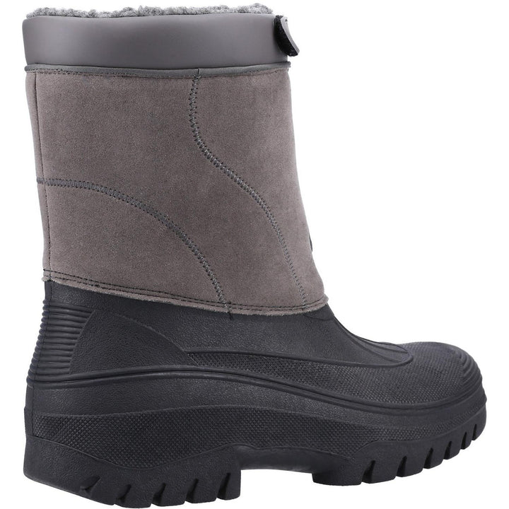 Cotswold Venture Waterproof Winter Boot Grey - rubber galosh, Hard wearing outsole providing excellent durability and traction – view 3