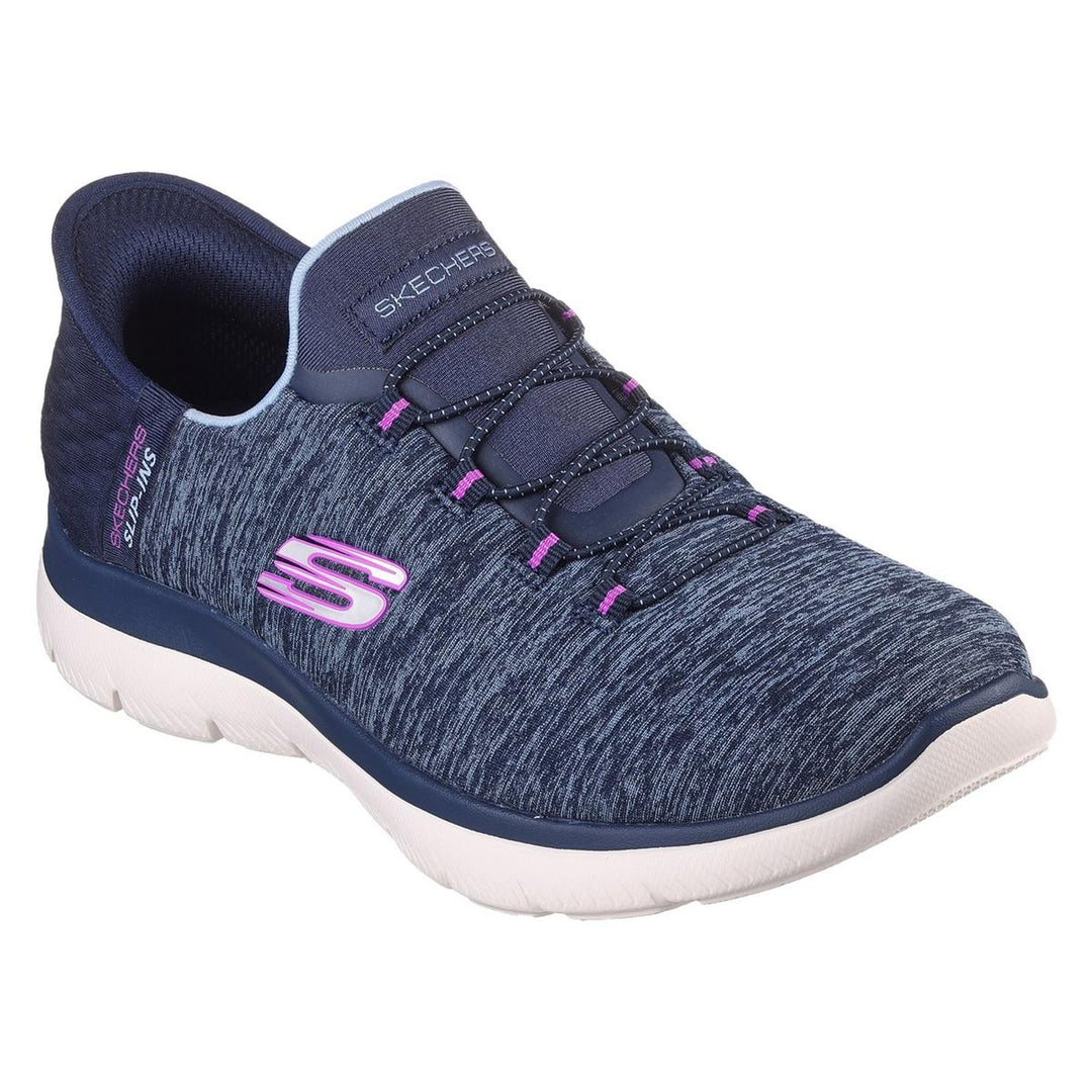 Skechers Summits Dazzling Haze Shoes Navy/Purple – view 6