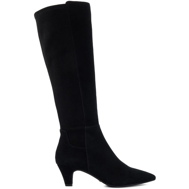 Dune Sera Wide Fit Long Boots Black