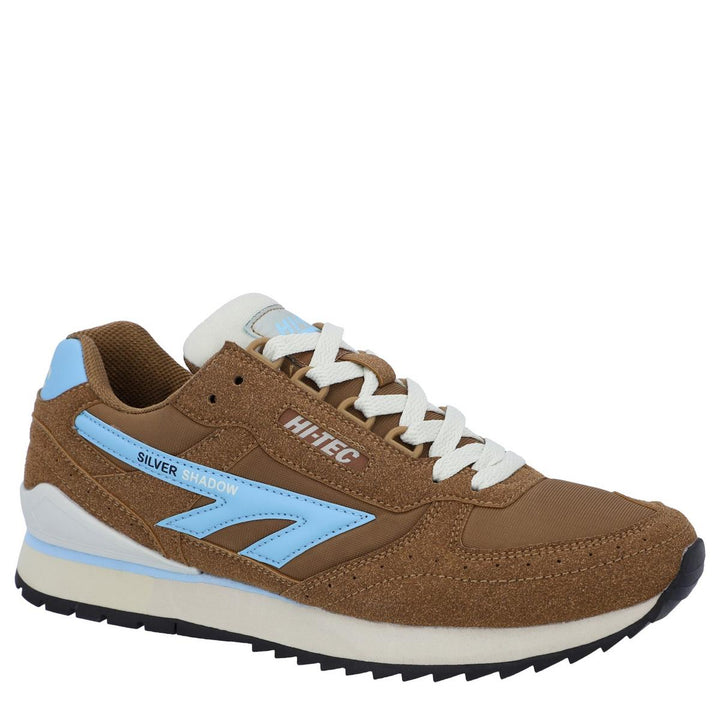 Hi-Tec Silver Shadow Shoes Tan/Mist Blue