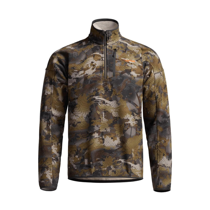 Sitka Alpha Fleece 1/4 Zip Pullover Optifade Timber