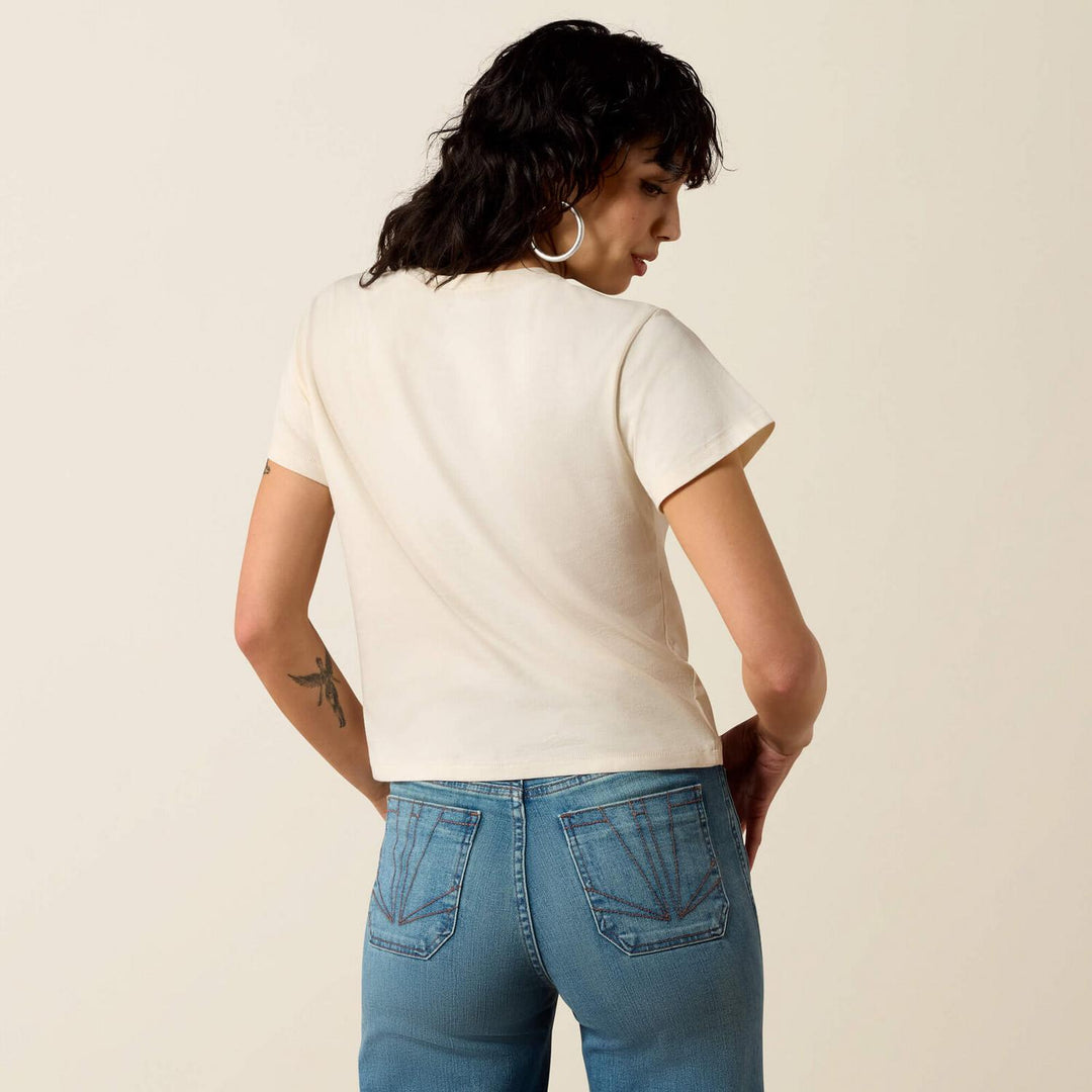 Ariat Ladies Ariat One In The West Short Sleeve T-Shirt – view 2