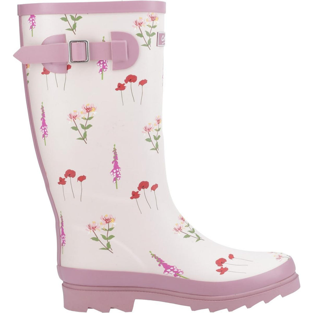 Cotswold Wildflower Tall Wellingtons Pink