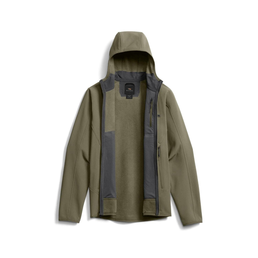 Sitka Alpha Fleece Hooded Jacket Dark Green Sage