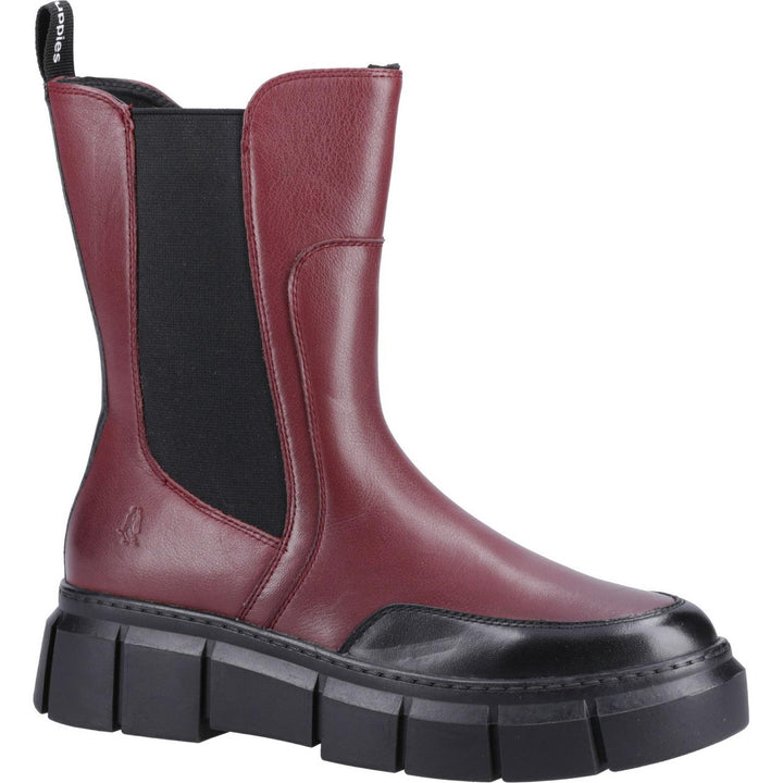 Fleur Ankle Boots Bordeaux