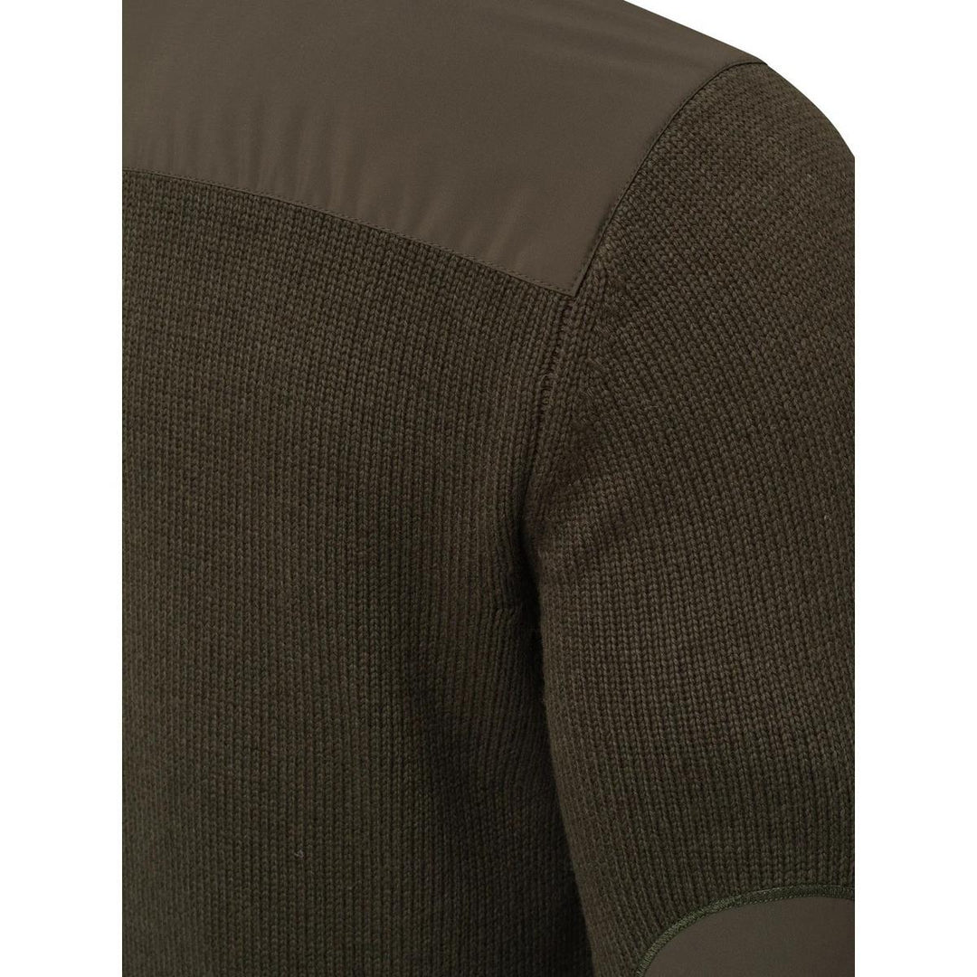 Beretta WILTON CREW NECK TECH SWEATER Brownbark&moss
