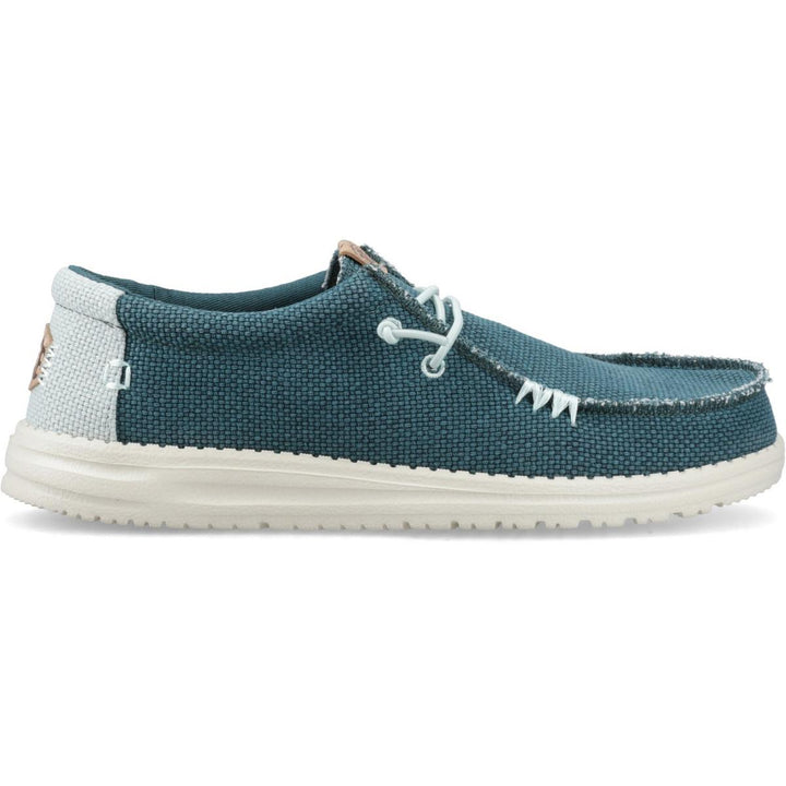HEYDUDE Wally Braided Slip on Shoe Deep Green/Harbor