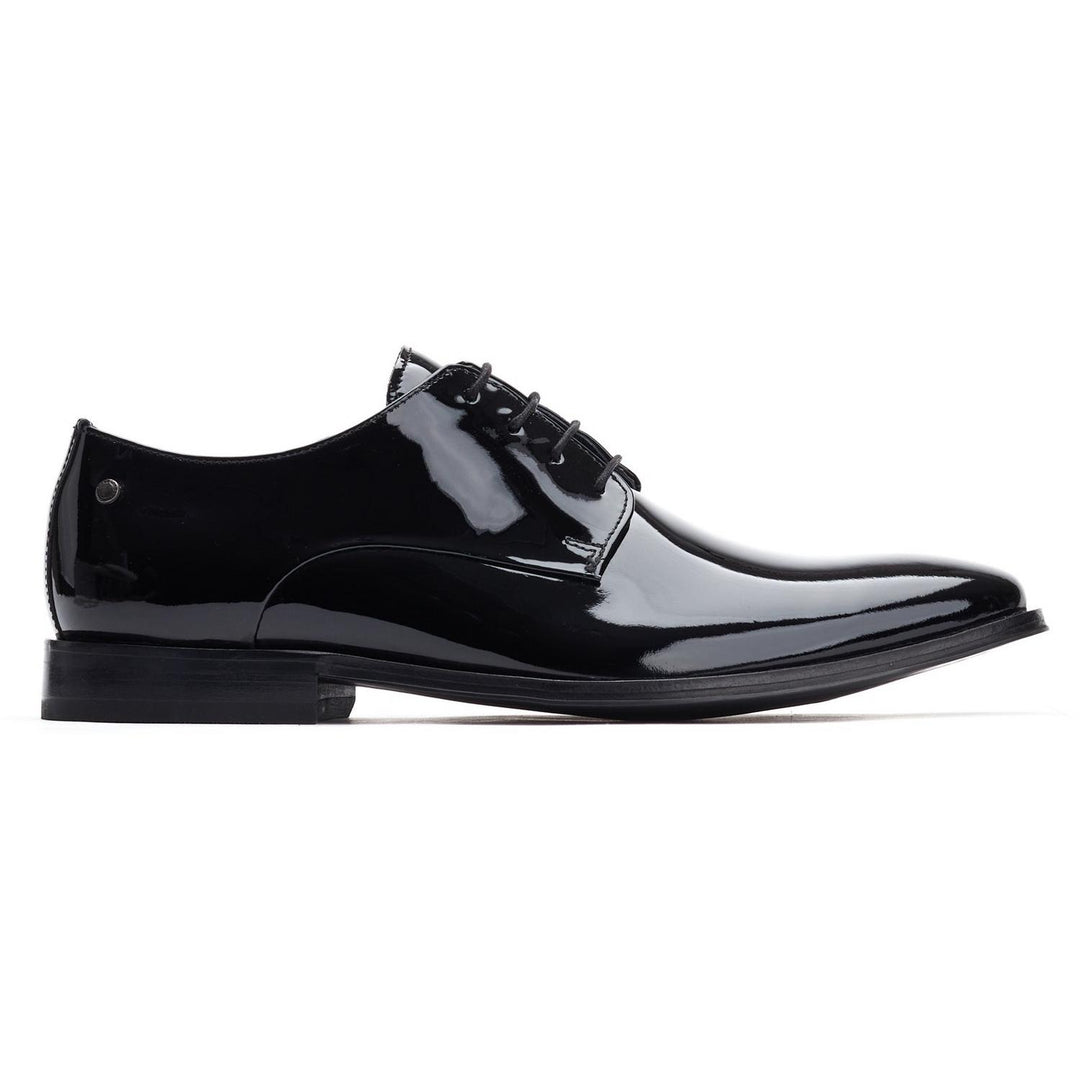 Marley Lace Up Patent Shoe Black