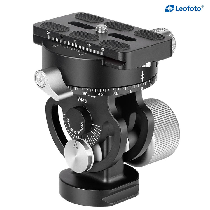 Leofoto VH-10 Two-Way Monopod Head with Panning Clamp
