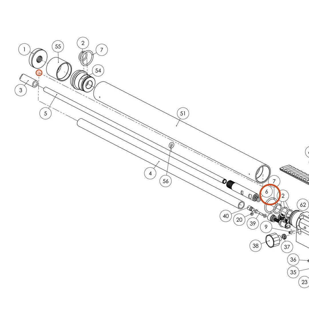 FX Plastic Gasket Wc3 - Regulator Piston 20400