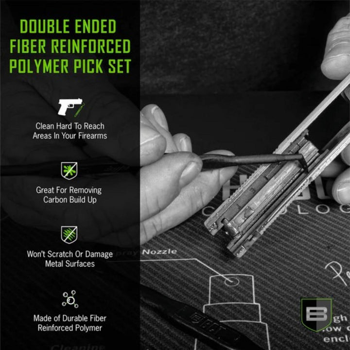 Breakthrough Clean Double-Ended Polymer Cleaning Picks - 3 Pack