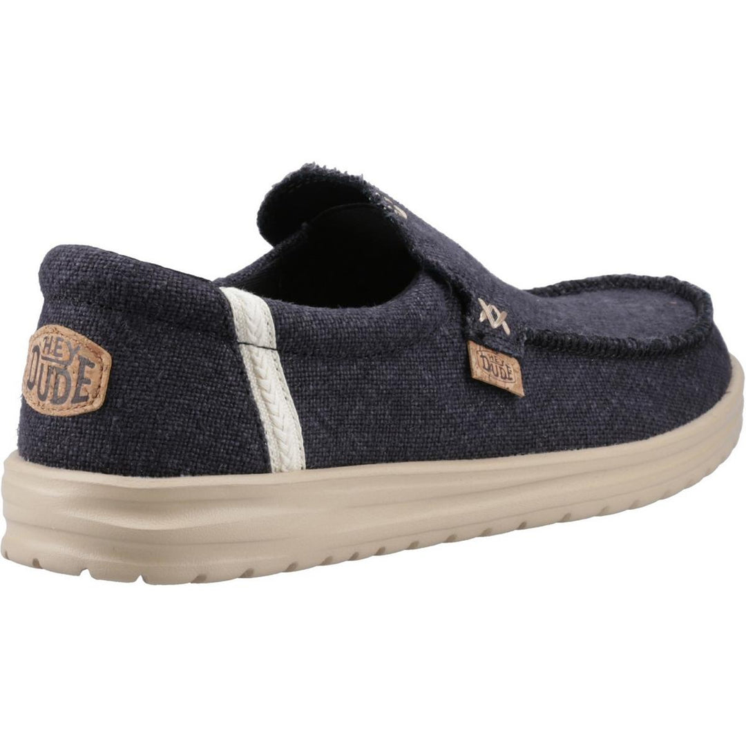 HEYDUDE Mikka Jute Shoes Black/Irish