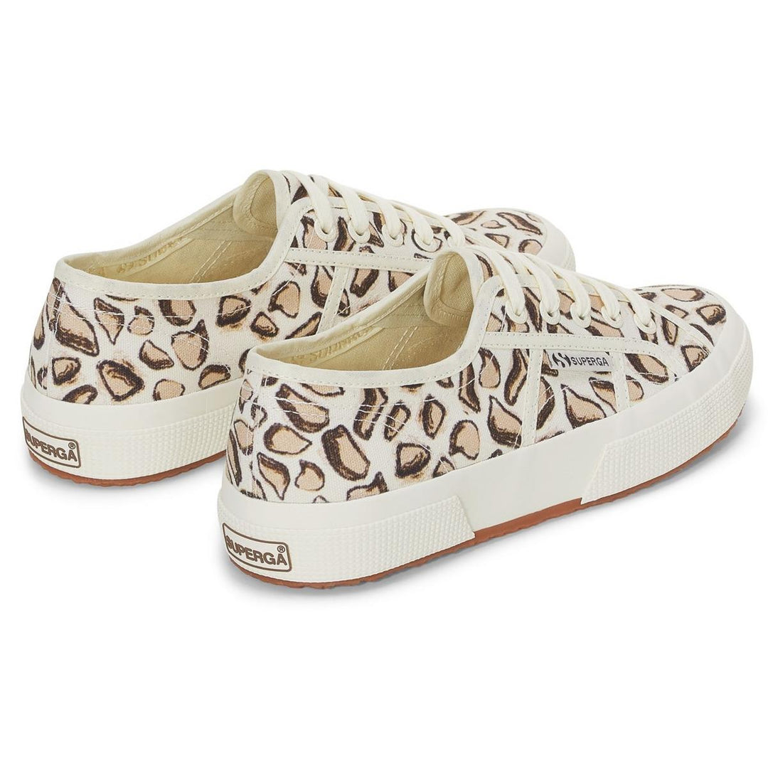 Superga 2750 Giraffa Print Trainers Beige Natural/Giraffa Print