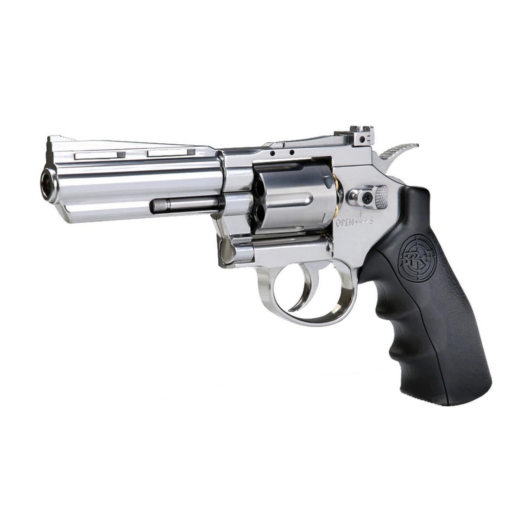 KROWN 19082-S KL Herc 4in Silver Dual Ammo Revolver