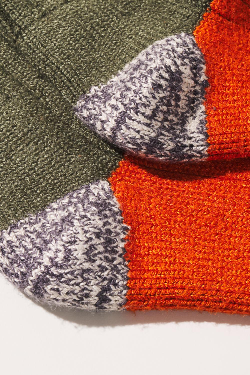 Sealskinz Cawston Bamboo Mid Length Colour Blocked Sock