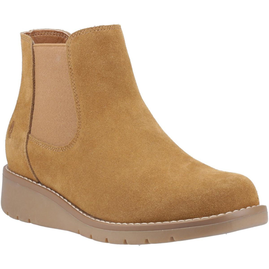 Hush Puppies Leonie Suede Boot Tan