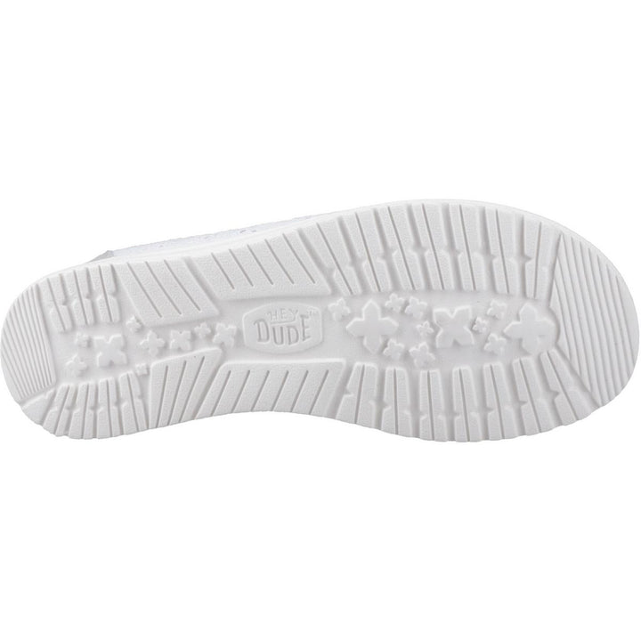 HEYDUDE Wendy Eyelet Lace Shoes Ancient Blue