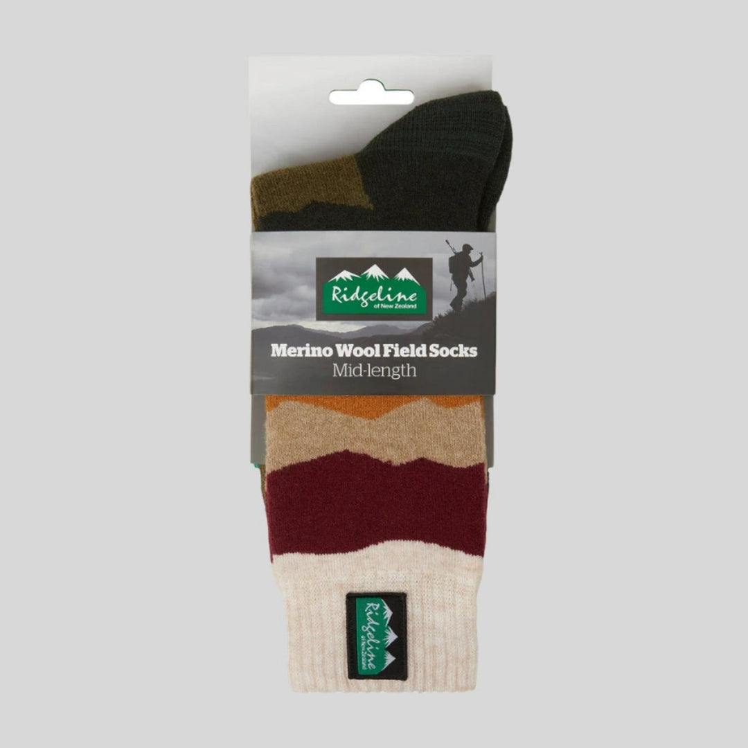 Ridgeline Merino Wool Socks Mid Length – view 22