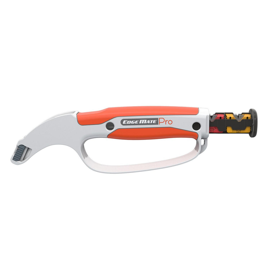 Akah EDGEMATE Pro universal sharpener - yellow: fine kitchen knives / pocket knives, red: knife secateurs pruning shears grinder boning