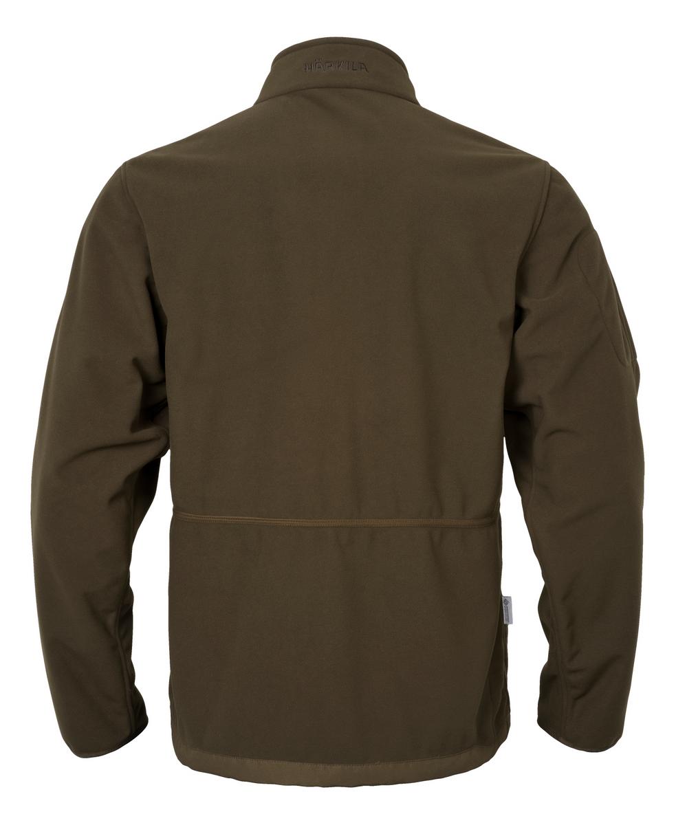 Harkila Kamko Blaze rev. fleece jacket Orange blaze/Willow