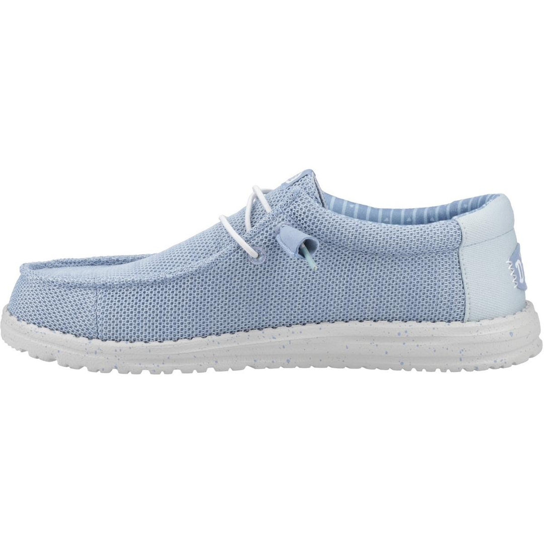 HEYDUDE Wally Stretch Sox Shoes Cloud Blue/Dawn Blue