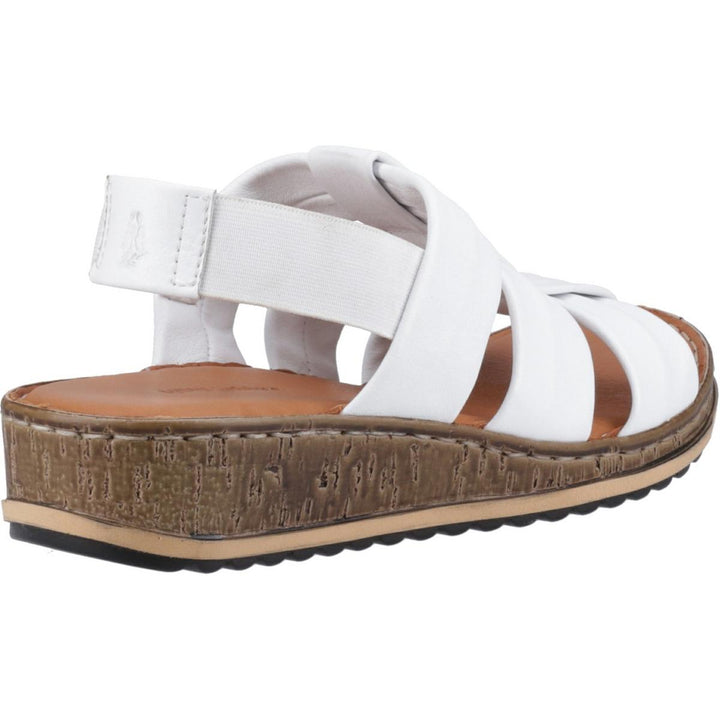 Hush Puppies Eden Wide Fit Sandal White