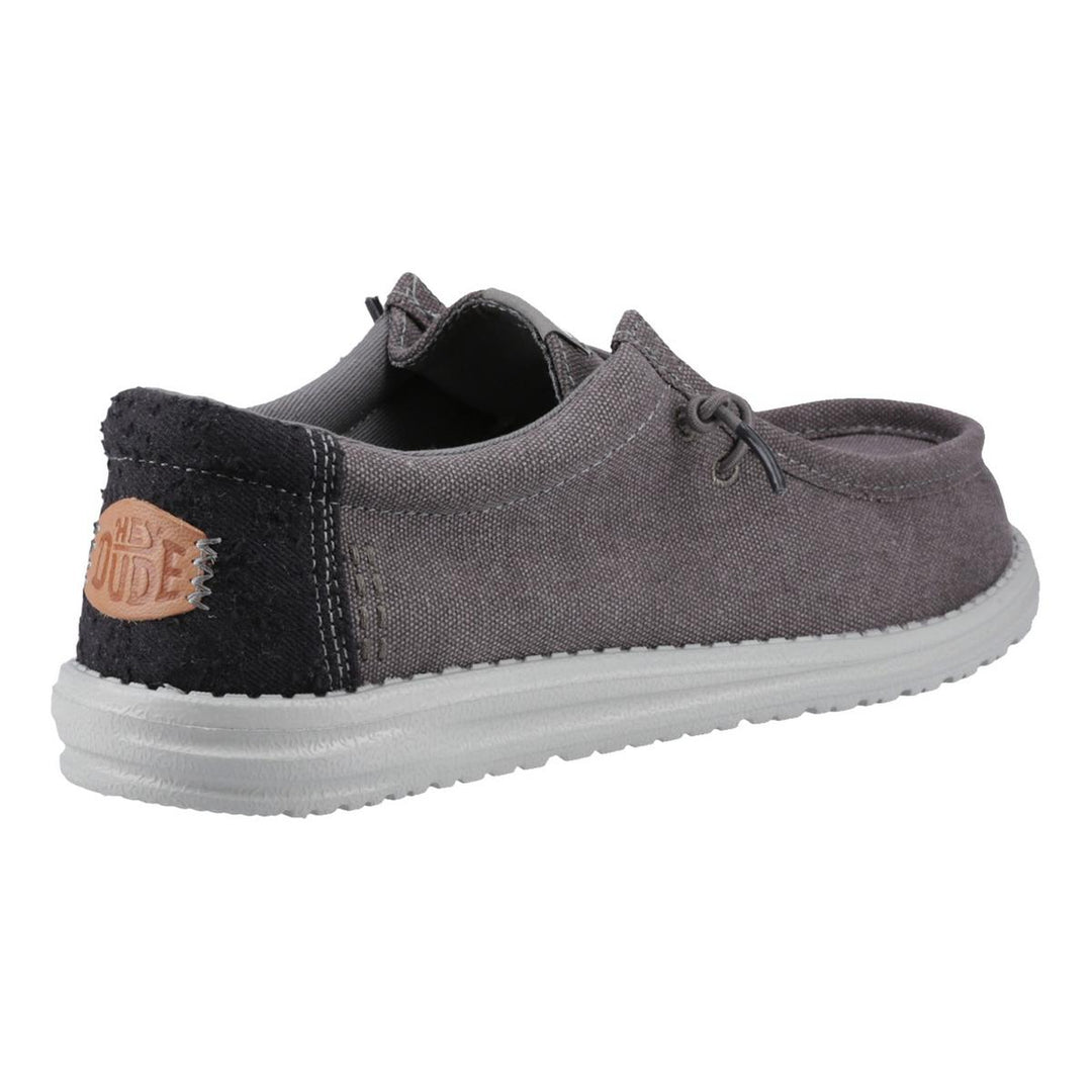 HEYDUDE Wally Workwear Shoes Granite Grey/Black