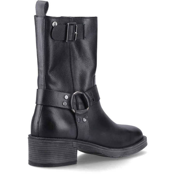Althea Buckle Boot BLACK