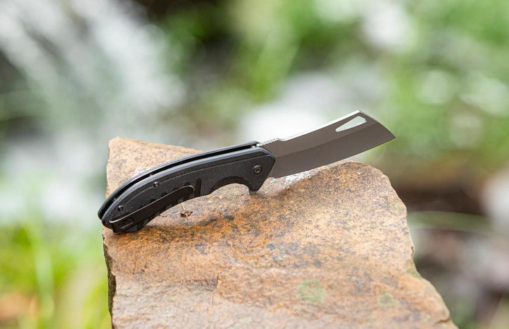 Smiths Titanium Finish Cleaver Blade G10